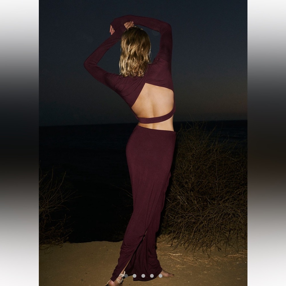 Free people Cierra Set in Burgundy